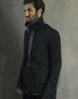 GUSSET ZIPPER ARMURE NOIR