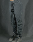 4 POCKETS STRIPE PLOMB