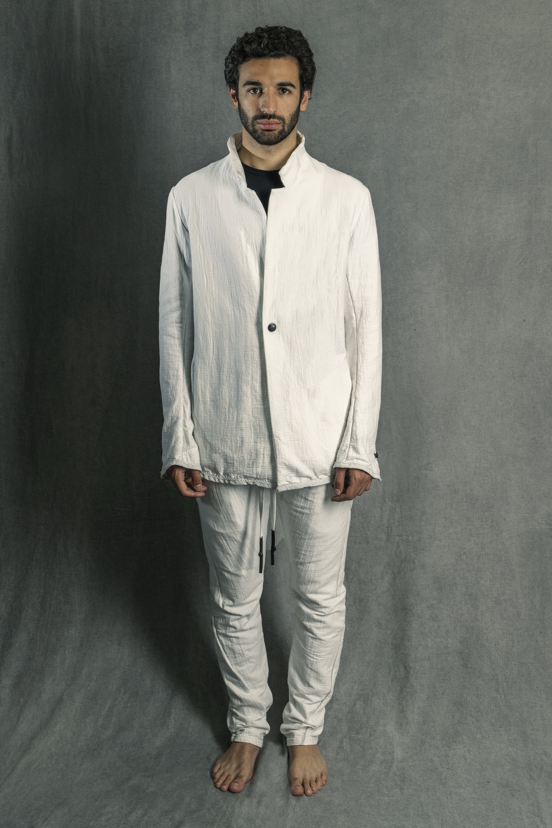 ISAAC SELLAM 　テーラードジャケット Sサイズ 69 by Isaac Sellam - LC Pants Sponge Black – isaac-sellam