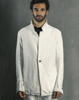 BLAZER ARMURE BLANC