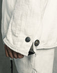 BLAZER ARMURE BLANC