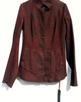 INFAILLIBLE STRETCH DIRTY RED BLAZER