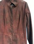 INFAILLIBLE STRETCH DIRTY RED BLAZER