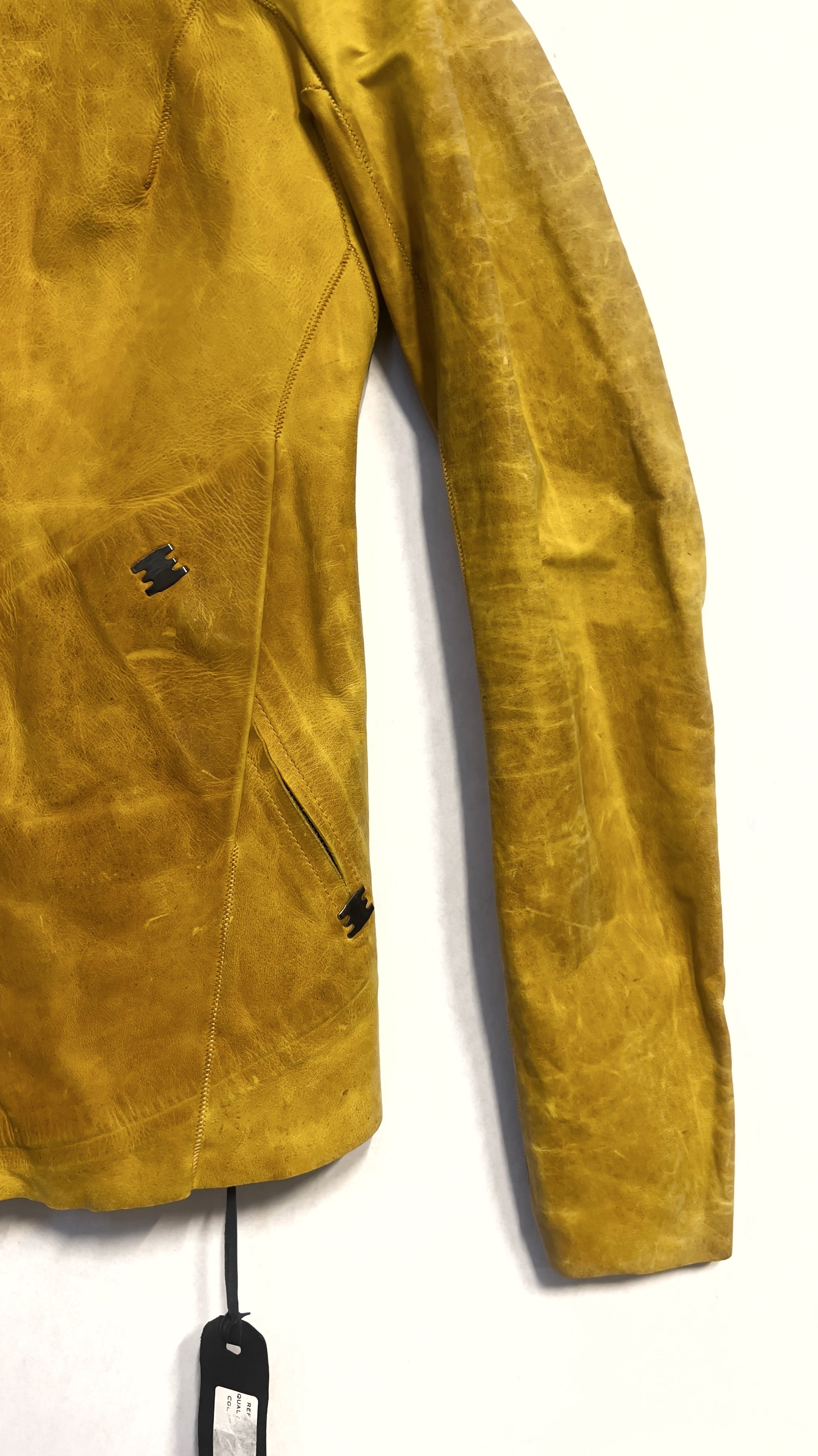 ISAAC SELLAM EXPERIENCE レザーコート REACTIVE CALF YELLOW – isaac-sellam-experience-69