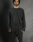 RAGLAN SWEATMOLLETON   PLOMB
