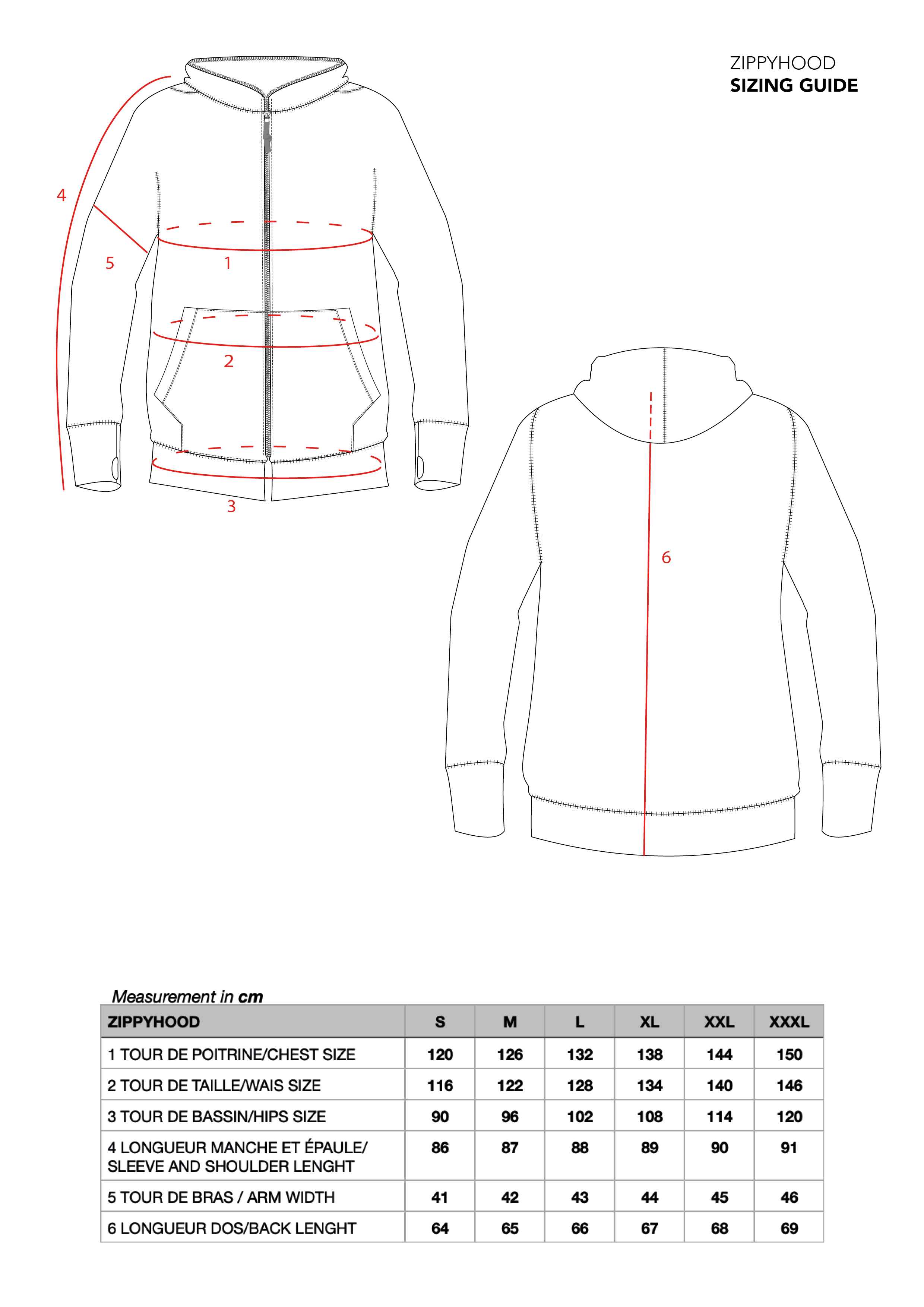 ZIPPYHOOD MOLLETON ALU
