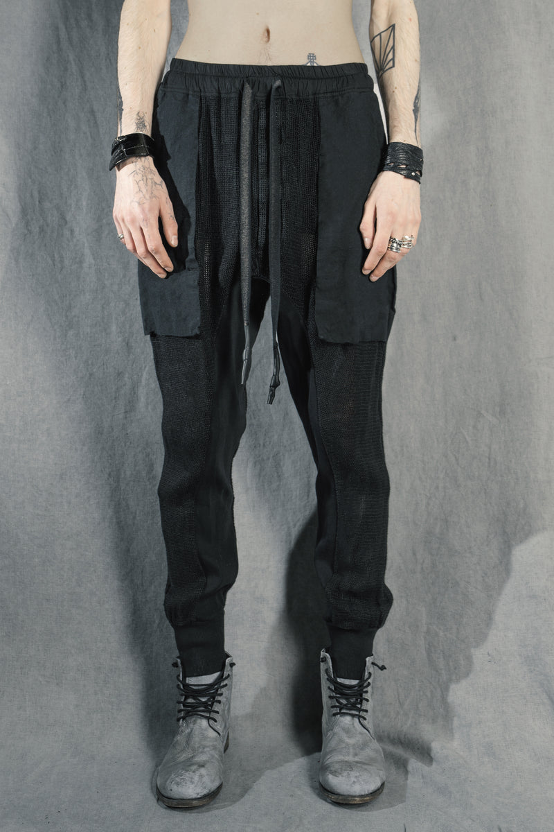ELCHELE INSIDE RIPPEDHOLE PANTS ブラック 36 INSIDE RIPPED HOLE PANTS