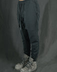 GUSSETPANTS STRIPE NOIR