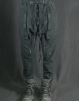 GUSSETPANTS STRIPE PLOMB