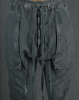 GUSSETPANTS STRIPE PLOMB