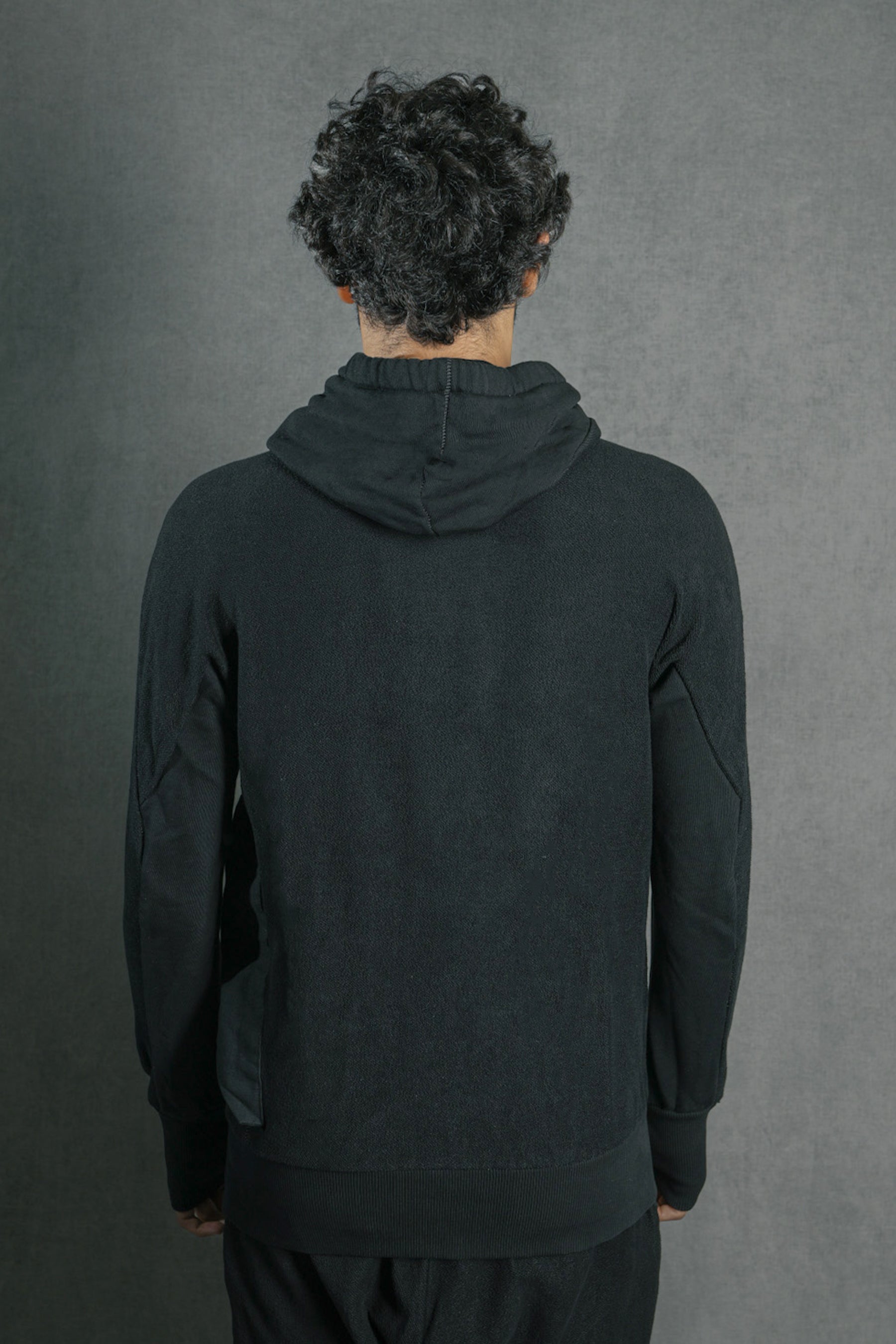 HOODY SWEAT  SPONGE NOIR