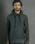 HOODY SWEAT SPONGE PLOMB