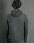 HOODY SWEAT SPONGE PLOMB
