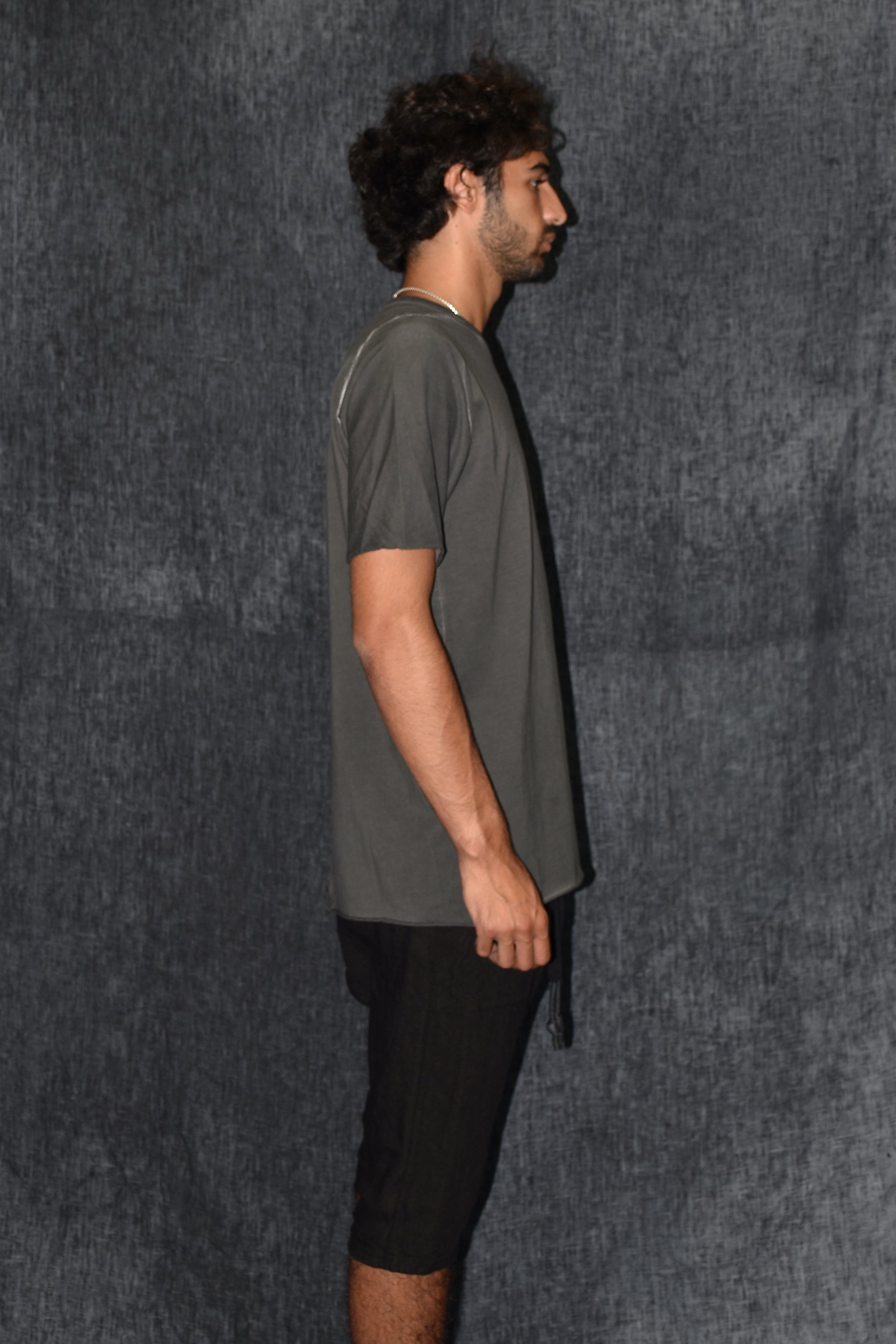 69 by Isaac Sellam - Basic T Jersey 190 Gr Plomb