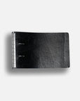 BLACK ITALIAN LEATHER FILE FOLDER