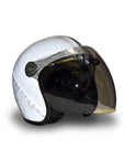 Isaac Sellam Experience - Flashbomb Reflective Talmud Leather Helmet Plomb
