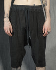 LC SHORT LINEN  NOIR