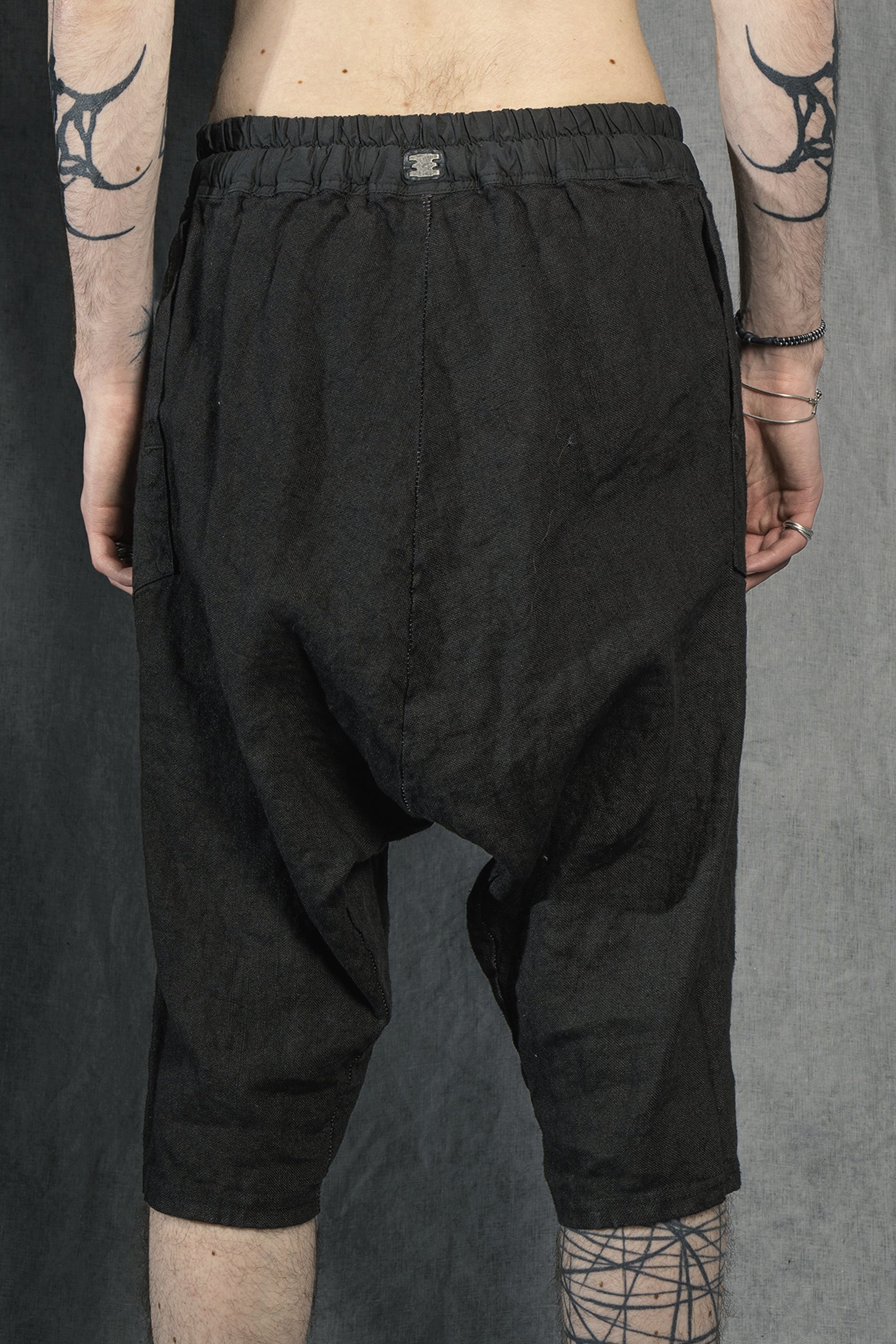 CAHLUMN Linen Gym Pant ブラック XXL CAHLUMN Linen Gym Pant ブラック XXL
