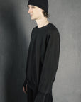 RAGLAN SWEAT MOLLETON NOIR