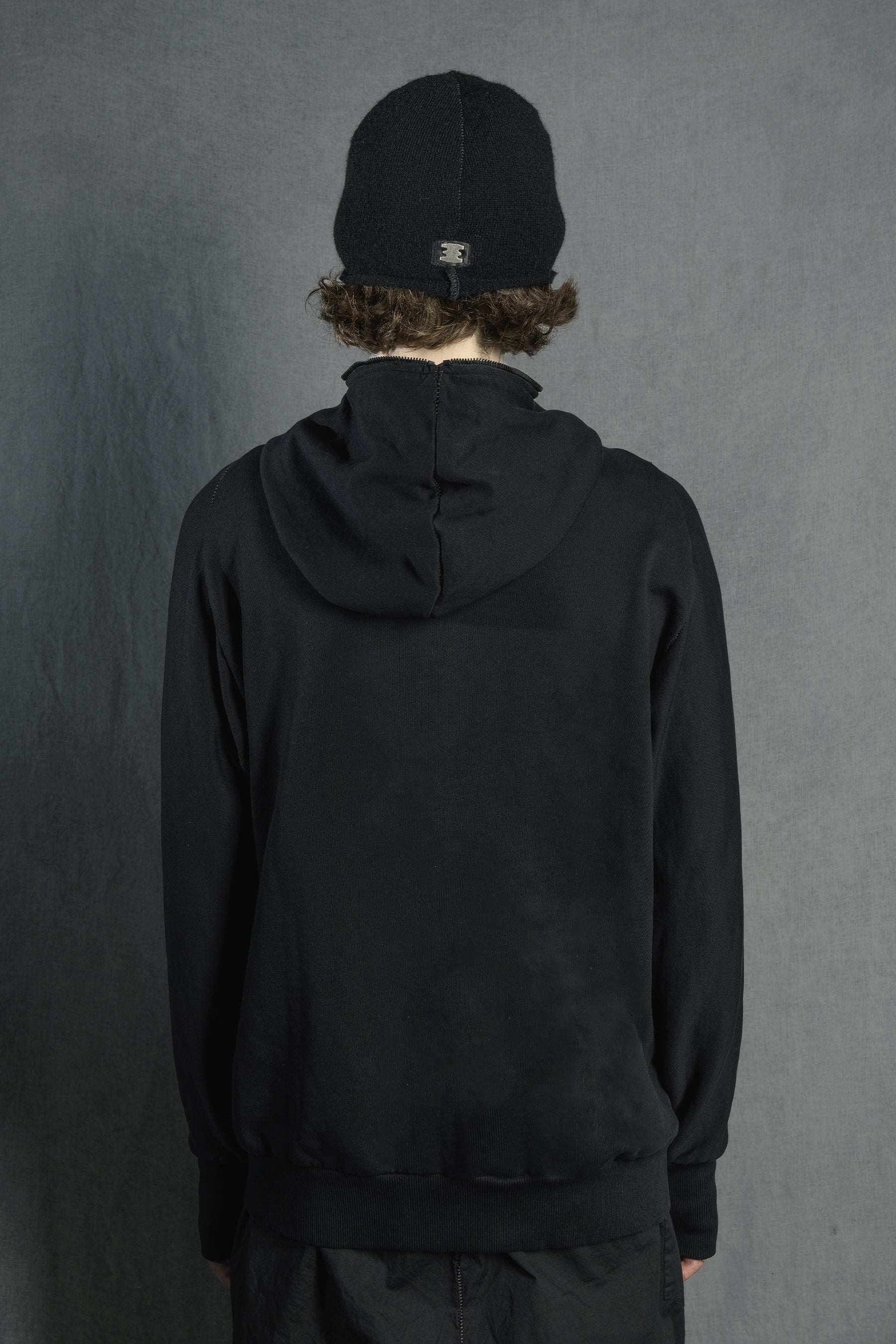 69 by Isaac Sellam - Zippyhood Molleton Noir – isaac-sellam