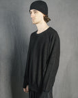 RAGLAN SWEAT SPONGE NOIR