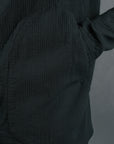 ZIPPER HIGH NECK STRIPE NOIR