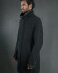 HIGH COAT LAINE NOIR