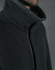HIGH COAT LAINE NOIR