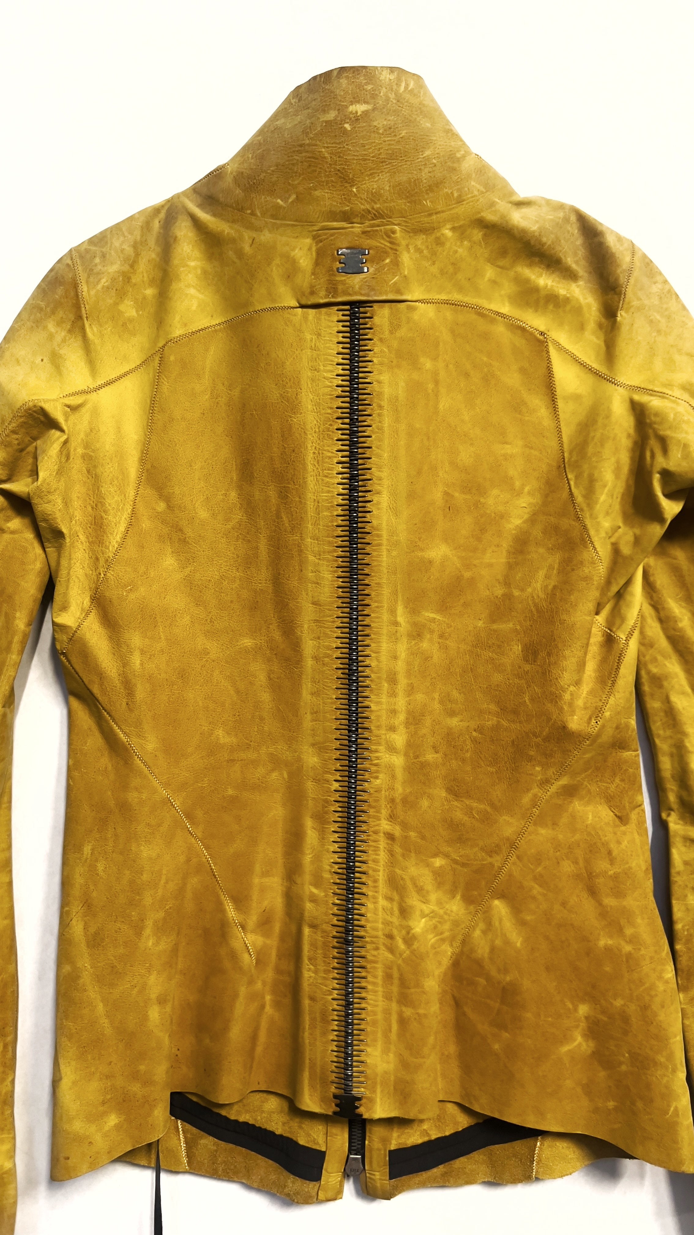 ISAAC SELLAM EXPERIENCE レザージャケット Isaac Sellam Experience zip-up Leather Bomber Jacket | Black