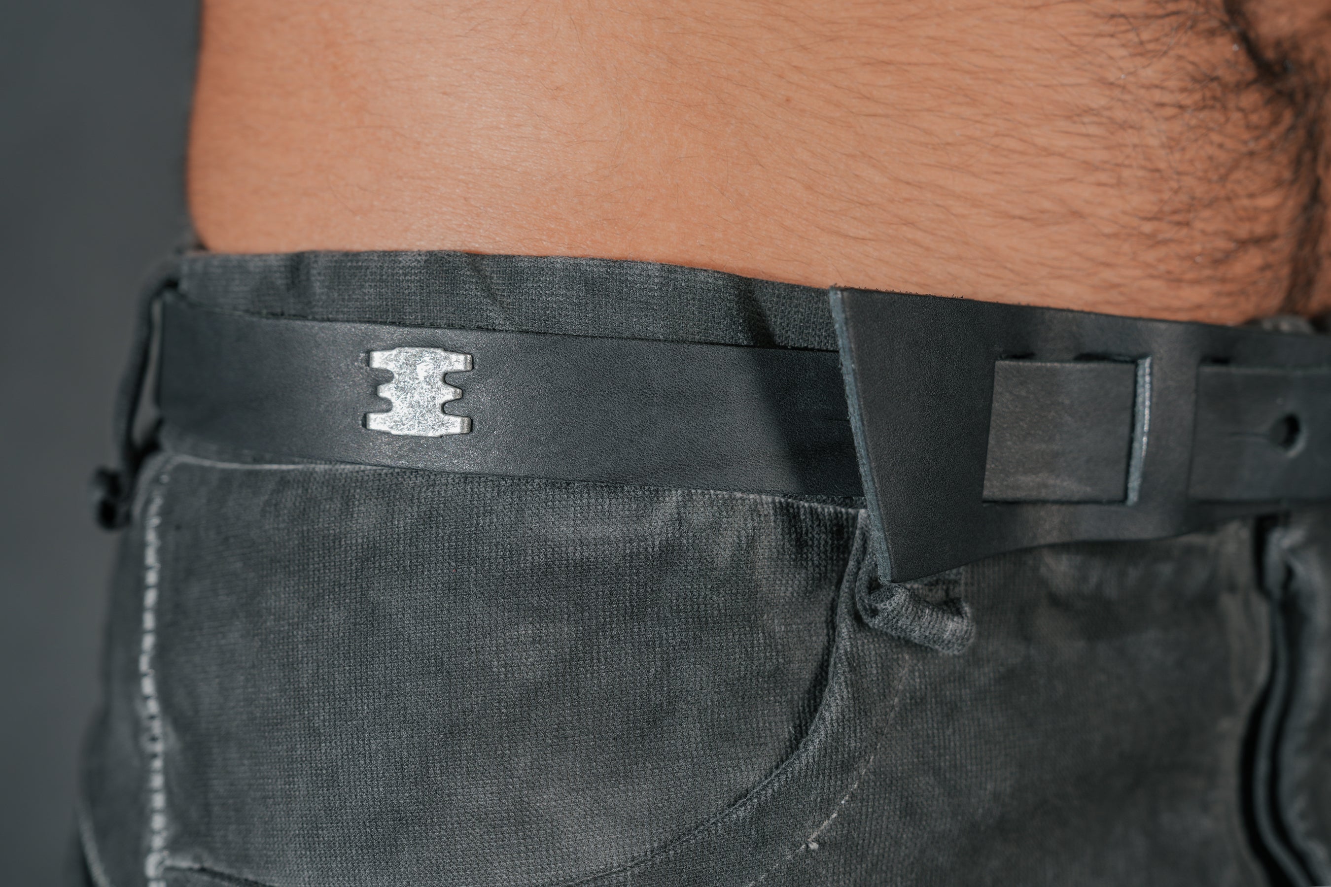 BELT CALF NOIR