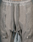 GUSSET PANTS SPONGE TAUPE