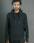 HOODY SWEAT  SPONGE NOIR