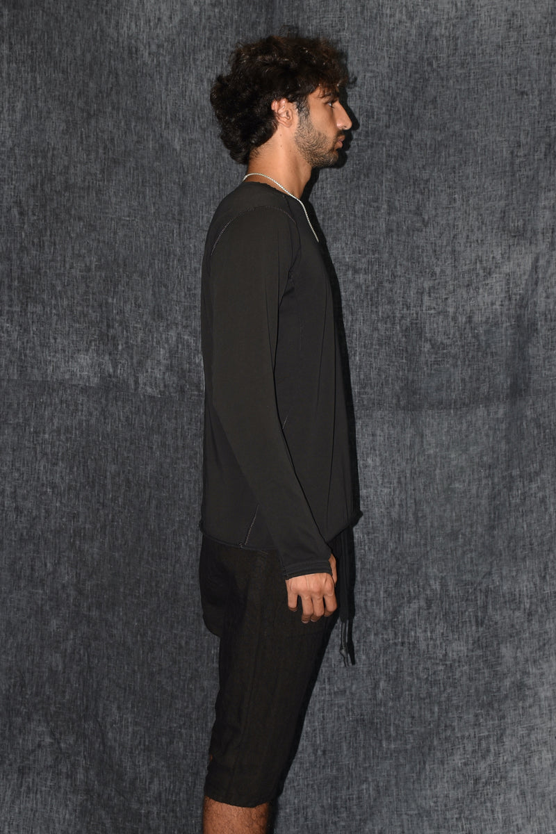 69 RAGLAN LST BANDE JERSEY 220 GR NOIR