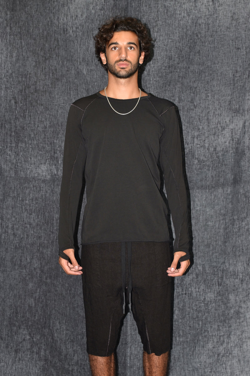 69 RAGLAN LST BANDE JERSEY 220 GR NOIR
