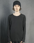 RAGLAN LST  JERSEY 220 GR NOIR