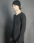 RAGLAN LST  JERSEY 220 GR NOIR