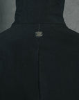 ZIPPER CAPUCHE ARMURE NOIR