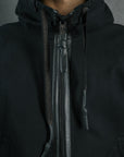 ZIPPER CAPUCHE ARMURE NOIR